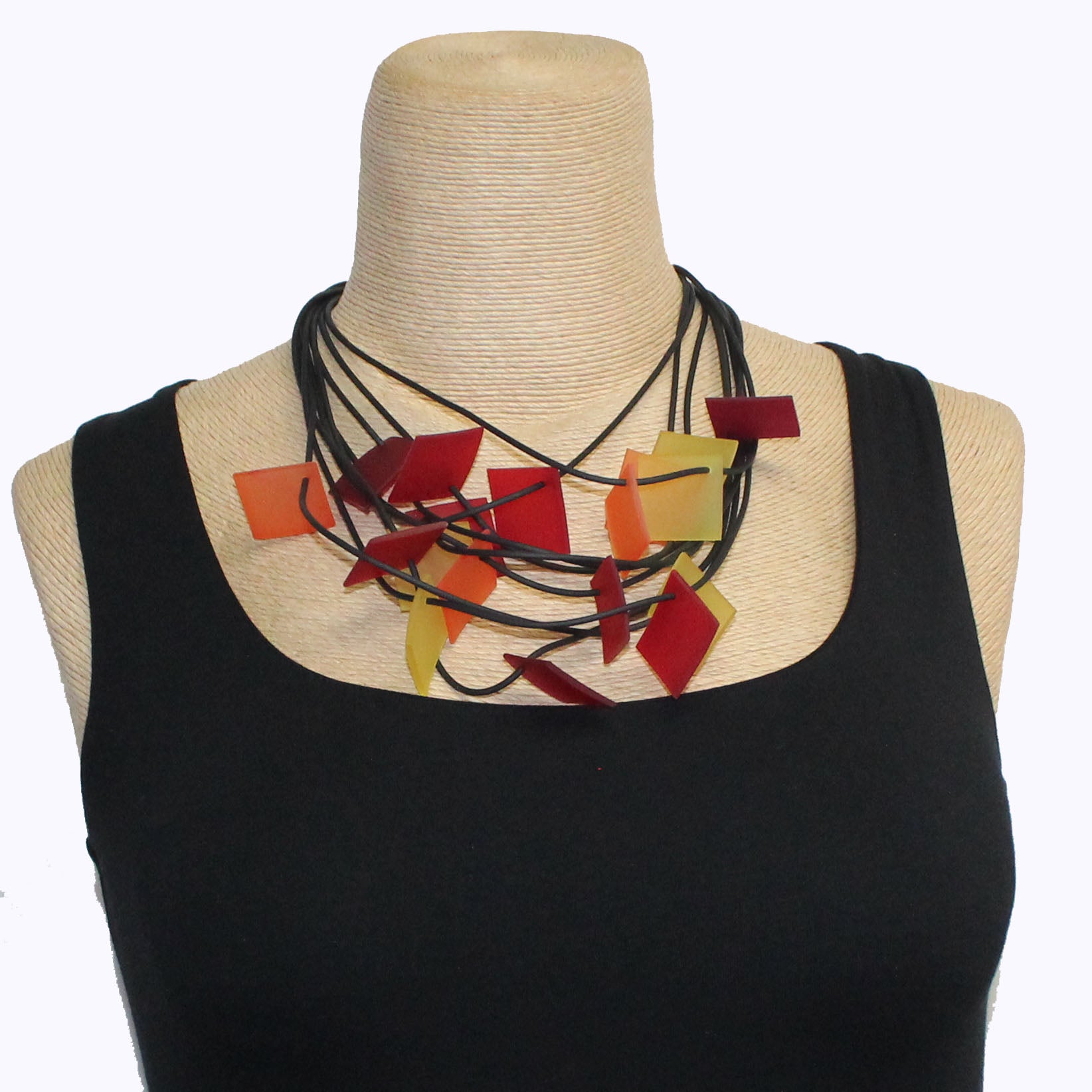 Lydia Bremer Necklace, Squares, Combo, 1