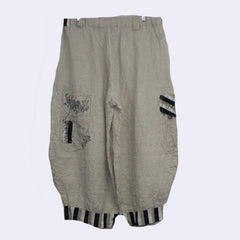Mara Gibbucci Pants, Ecru/Navy M/L