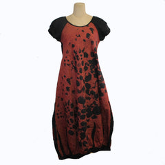 Mara Gibbucci Dress, Copper/Black M