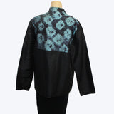 Moonglow Designs Jacket, Black/Teal- Black/Silver, XS