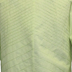 M Square Shirt, Mandarin Swing Pintuck, Light Green XL
