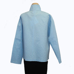 M Square Shirt, Point Pintuck, Sky Blue XL