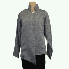 M Square Shirt, Point, Pebble,
