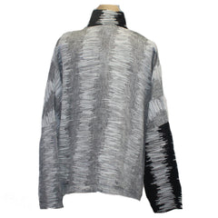 M Square Shirt, Point, Black/White  XL