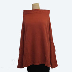 M Square Sweater, Rust, OS