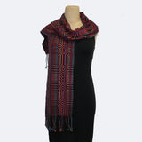 Muffy Young Scarf, Andes Sun-Vibrant, Red