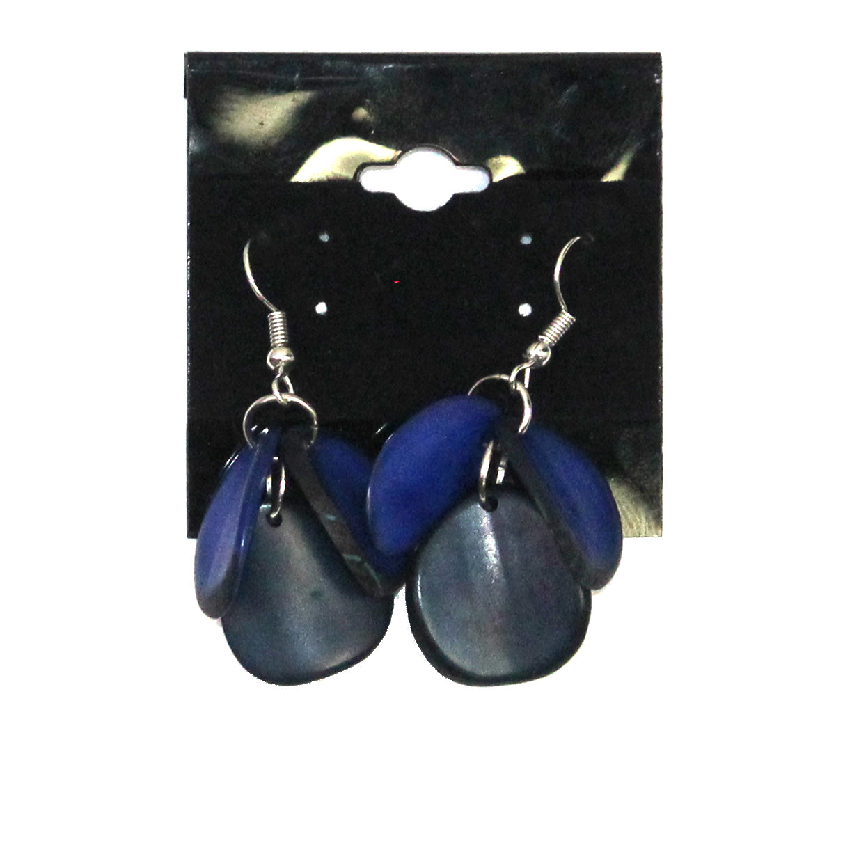 Lula Castillo Earrings, Mini Tagua, Blues