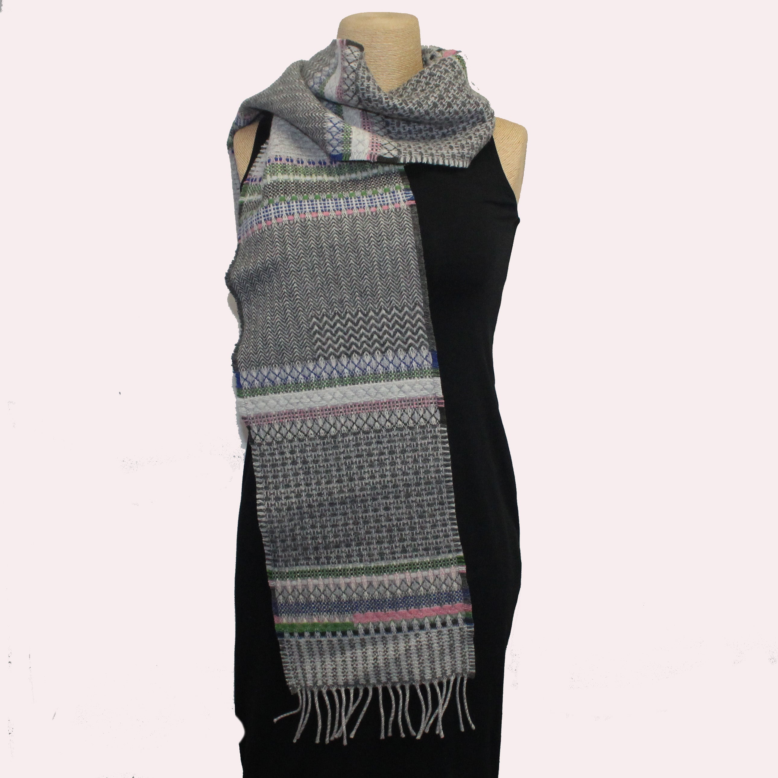 Wallace Sewell Scarf, Meadow, Grey