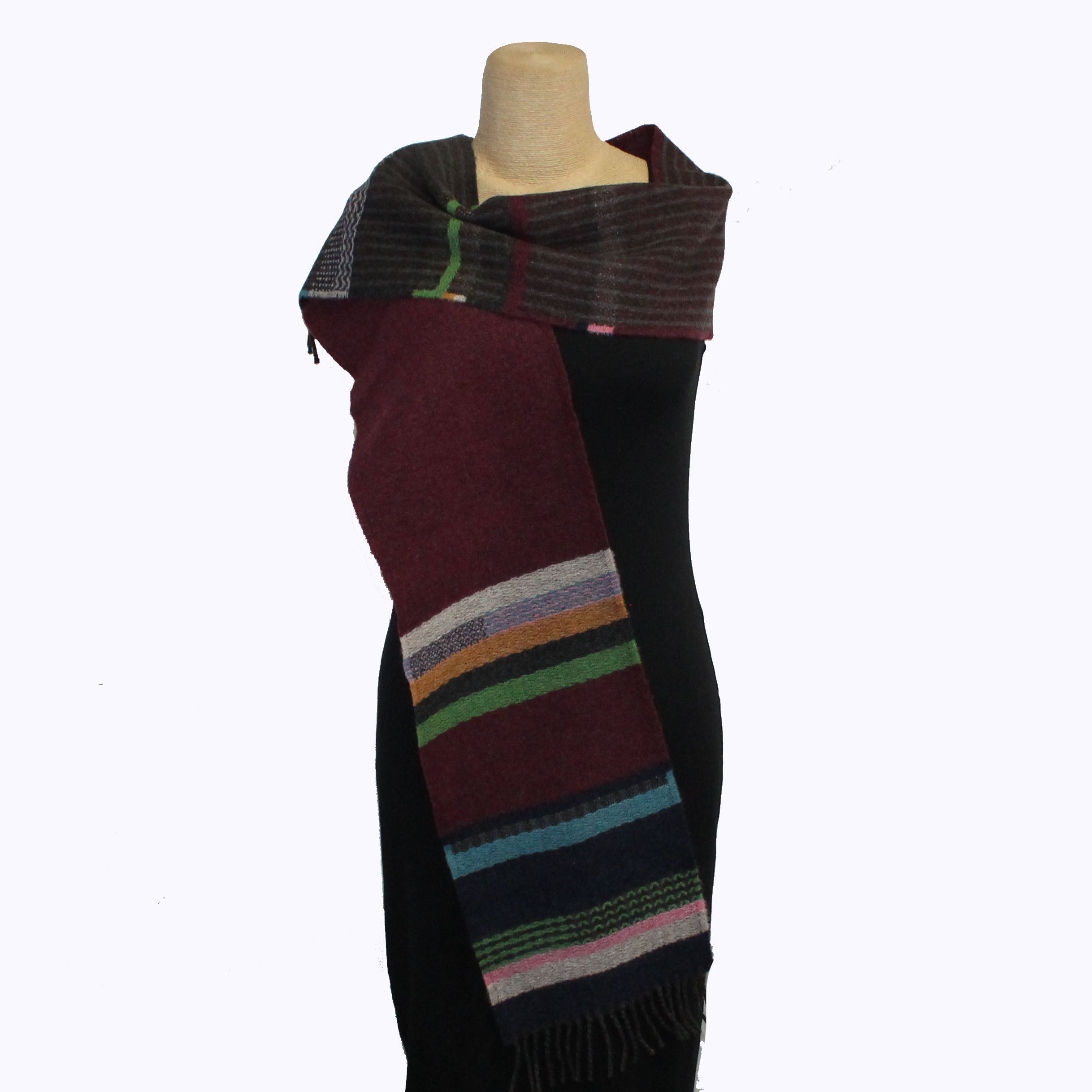 Wallace Sewell Scarf, Darland, Wine