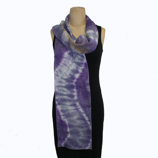 Teri Jo Summer Scarf, Plum/Violet/Cloud/Old Gold