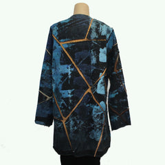 Tatiana Palnitska Jacket, Gold/Blue/Black, M