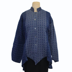 M Square Shirt, Seven Panel, Blue Domino Mix L/XL